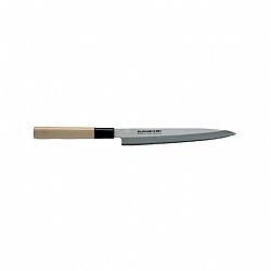 Χειροποίητο μαχαίρι Ιαπωνίας, Yanagi Sashimi 21cm, με ξύλινη λαβή από Ιαπωνική Μανόλια (Kobushi magnolia) BUNMEI 120116