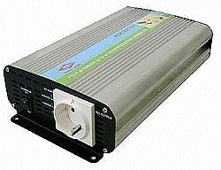 Inverter Αυτοκινητου 12V-600W Genius Power MWI-600/GP12-600B