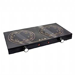 ΕΣΤΙΑ Επιτραπέζια Κεραμική με 2 μάτια SAPIR SP-1445-AD