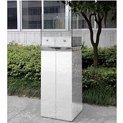 ΕΣΤΙΑ Βιοαιθανόλης Λευκή 40x40x128cm OEM PANORA/WHITE
