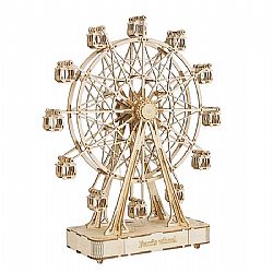 3D PUZZLE Τροχός Λούνα Πάρκ Μουσικό Κουτί ROBOTIME TGN-01
