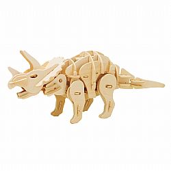 3D PUZZLE Δεινόσαυρος TRICERATOPS με αισθητήρα ήχου ROBOTIME D-430