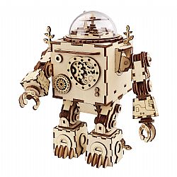 3D PUZZLE Μηχανικό Robot Μουσικό κουτί ROBOTIME AM-601
