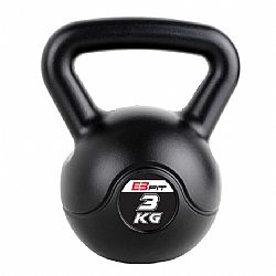 Βαράκι kettlebell μαύρο 3 kg EB FIT 7567423