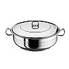 ΚΑΤΣΑΡΟΛΑ Ημίχυτρα INOX 14 λίτρα 36x14cm HASCEVHER Gastro 14 lt