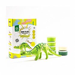 3D PUZZLE Κατασκευή με Ξύλο και Πηλό Δεινόσαυρος Brontosaurus ROBOTIME FY-04