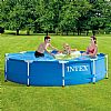 ΠΙΣΙΝΑ Στρογγυλή 305x76cm METAL FRAME INTEX 28200