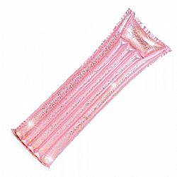 ΣΤΡΩΜΑ ΘΑΛΑΣΣΗΣ 170x53x15cm PINK GLITTER INTEX 58720