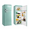 ΨΥΓΕΙΟ ΔΙΠΟΡΤΟ ύψος 166cm Ρετρό SNAIGE FR26SM-PRDL0E3 Turquoise 