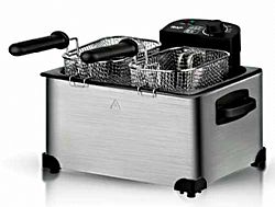 ΦΡΙΤΕΖΑ Διπλή ΙΝΟΧ 2000W 7,5lt RAF R-5249