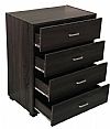 ΣΥΡΤΑΡΙΕΡΑ με 4 Συρτάρια 68x40x82,5cm ΓΚΡΙ ΟΞΙΑ VELCO Pro Systems 65-35426-30