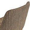 ΠΟΛΥΘΡΟΝΑ Οξιάς Μασίφ με Υφασμα Mix Black/Brown 50x57x90cm BLIUMI 1054 IN