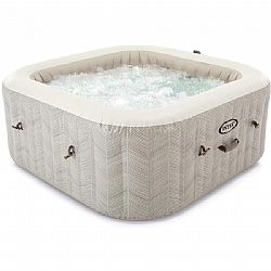 SPA Bubble Massage Deluxe Set 4 Ατόμων 175x175x71cm PURE SPA SHEVRON INTEX 28446