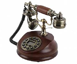 ΤΗΛΕΦΩΝΟ Ενσύρματο Retro Ξύλινο OHO 515
