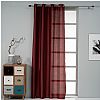 Κουρτίνα Τάφτας 140x260cm, 90gsm, 100% polyester, μπορντώ, με τρουκς, Artisti Italiani AI-IR-11887