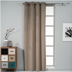 Κουρτίνα Velour 140x260cm, 260gsm, μπεζ, με τρουκς, Artisti Italiani AI-IR-10707