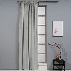 Κουρτίνα Velour 140x270cm, 260gsm, γκρι, με τρέσα, Artisti Italiani AI-IR-10708