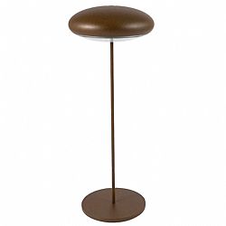 Επιτραπέζιο φωτιστικό LED, NUVOLA, φ12x31cm, Corten, επαναφορτιζόμενο, αλουμινίου, Broggi 4110317001