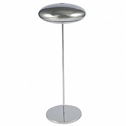 Επιτραπέζιο φωτιστικό LED, NUVOLA, φ12x31cm, Mirror Steel, επαναφορτιζόμενο, αλουμινίου, Broggi 4110517001