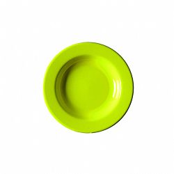 Πιάτο βαθύ κεραμικό 22cm, με ενισχυμένη αντοχή στο ξεφλούδισμα, πράσινο Συσκευασία 12 τεμαχίων DULCETTI NATIVE-D22-GN