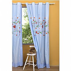 Παιδική Κουρτίνα 150x250cm, με Τρουκς & Δέστρα Δεξιά, Πασχαλίτσα ZOUZOUNIA ZOU-BD-056