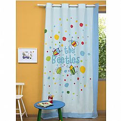 Παιδική Κουρτίνα 150x250cm, με Τρουκς & Δέστρα Αριστερή, Μπάμπουρας ZOUZOUNIA ZOU-BD-058