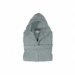 ΜΠΟΥΡΝΟΥΖΙ με Κουκούλα Παιδικό 6-8 Γκρι 420gr/m² Πενίε Σειρά Comfort Fennel BRHC-Y6-8-GR