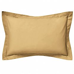 ΣΕΤ 2 μαξιλαροθήκες 50x75+Oxford 5cm, 100% βαμβακερό, 205 κλωστές, καφέ καμήλας FENNEL OP2P-5075-CA