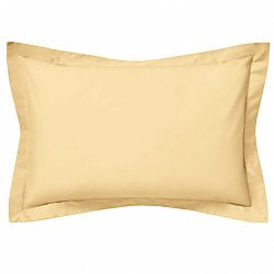 ΣΕΤ 2 μαξιλαροθήκες 50x75+Oxford 5cm, 100% βαμβακερό, 205 κλωστές, ανοιχτό μπεζ FENNEL OP2P-5075-LBG