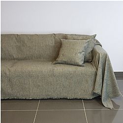 Ριχτάρι τετραθέσιου καναπέ 350x180cm, ακρυλικό σενίλ, γκρι, ελληνικής κατασκευής FENNEL 18C01GR4