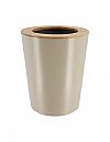 Κάδος αποριμμάτων μεταλ./καπάκι bamboo 5lt εκρού PLASTONA 06.6550165 