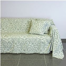 Ριχτάρι διθέσιου καναπέ 250x180cm, ακρυλικό σενίλ, γκρι, ελληνικής κατασκευής FENNEL 21C03GR2 