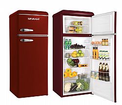 ΨΥΓΕΙΟ Δίπορτο Retro Ύψους 148cm SNAIGE FR24SM-PRDO0E3 BORDEAUX