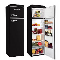 ΨΥΓΕΙΟ Δίπορτο Retro Ύψους 173cm SNAIGE FR27SM-PRJ30E3 BLACK