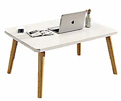 ΤΡΑΠΕΖΑΚΙ Σαλονιού Λευκό από MDF 80x42x42cm NEWEST CP-987WH