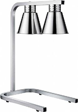 Ηλεκτρική Γέφυρα Θέρμανσης INOX, με 2 Λάμπες 275W, 50x30x70cm, Buffet Choice BFL40