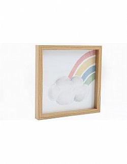 Καδράκι παιδικό ουράνιο τόξο 20Χ20cm ATMOSPHERA 014.BB0438
