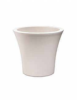 Γλάστρα CITY με ρόδες WHITE/ΛΕΥΚΟ 50Χ44 εκ. PLASTONA 10.11.0190